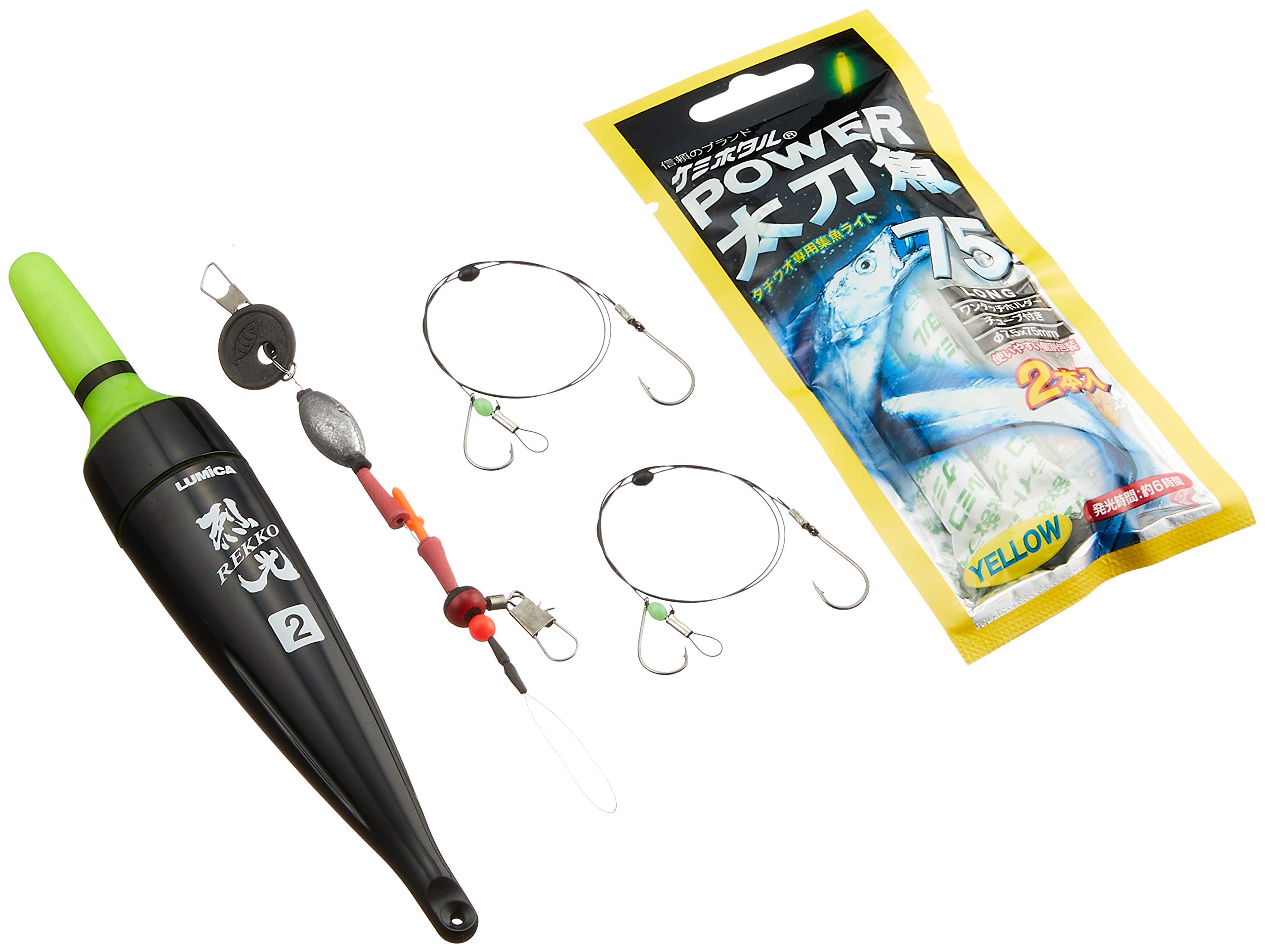 Amazon | ルミカ(日本化学発光) A20929 烈光太刀魚ウキ仕掛セットB